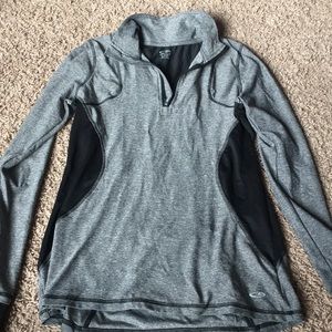 Long Sleeve Zip Workout Top